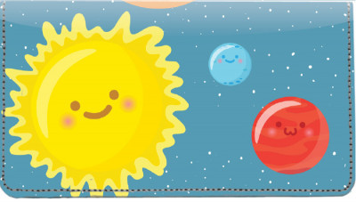 Happy Solar System Leather Cover | CDP-SPA07