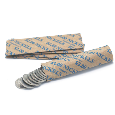 Nickel Flat Coin Wrappers | CFW-021