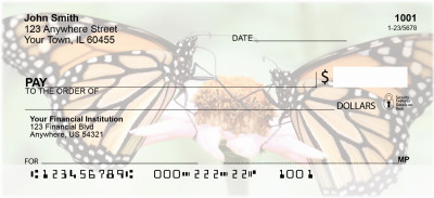 Monarch Butterflies Personal Checks | EVC-04