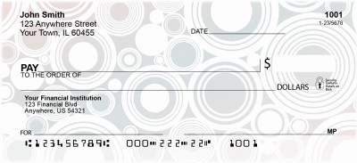 Pastel Arcs Personal Checks | EVC-11