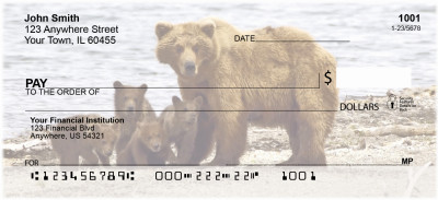 Brown Bears Personal Checks | EVC-34
