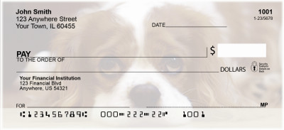 Cavalier King Charles Dogs Personal Checks | EVC-38