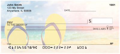 Flip Flop Fun Personal Checks | EVC-55