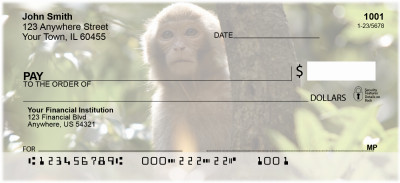 Monkeys Personal Checks | EVC-71