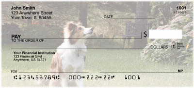 Sheltie Dog Personal Checks | EVC-86