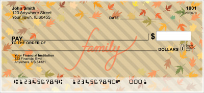 Thankful Blessings Personal Checks | FUN-014