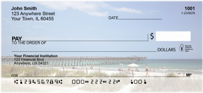 Beach Piers and Condos Personal Checks | GCA-01