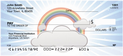 Rainbow Circles Personal Checks | GCA-36