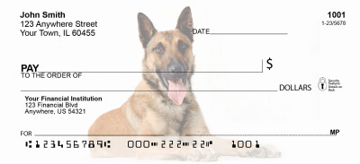 Belgian Malinois Personal Checks | GCA-46