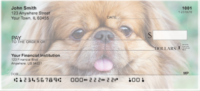Pekingese Personal Checks | GCA-78