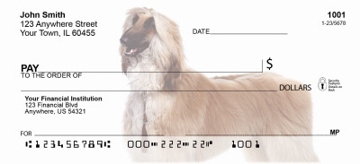 Afghan Hound Personal Checks | GCA-89