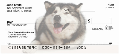 Alaskan Malamute Personal Checks | GCA-90