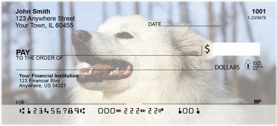 American Eskimo Dog Personal Checks | GCA-91