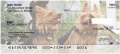 Australian Terrier Personal Checks | GCA-95