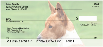 Basenji Personal Checks | GCA-96