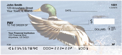 Mallard Duck Personal Checks | GCB-01
