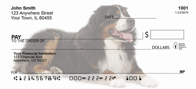 Bernese Mountain Dog Personal Checks | GCB-06