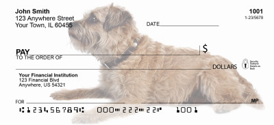 Border Terrier Personal Checks | GCB-07