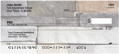 Stone Wall Personal Checks | GCB-09