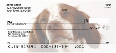 Brittany Spaniel Personal Checks | GCB-14