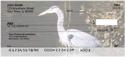 Great Blue Heron Personal Checks | GCB-30