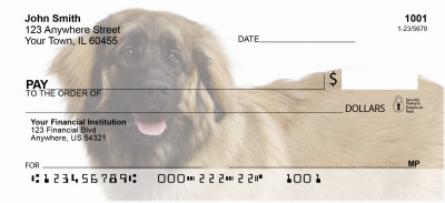 Leonberger Personal Checks | GCB-48