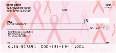 Breast Cancer Backgrounds Personal Checks | GCB-82