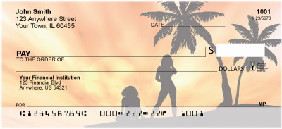 Summer Beach Girls Personal Checks | GCB-99