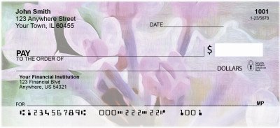 Lilacs in Oil Personal Checks | GCL-01