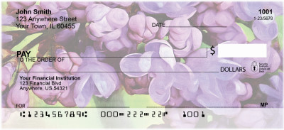 Lilac Chris in Oil Personal Checks | GCL-06