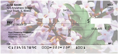 Lilac Cutleaf in Oil Personal Checks | GCL-07