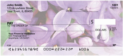 Lilac Rouen in Oil Personal Checks | GCL-10