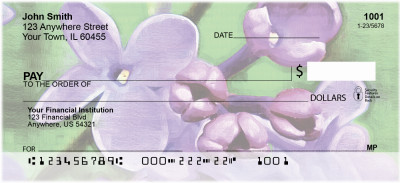 Lilac Pocahontas 3 in Oil Personal Checks | GCL-13