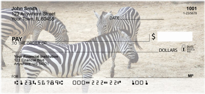 Zebras Personal Checks | GCS-11