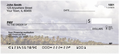 Puerto Rico Coastal Scene Personal Checks | GCW-01