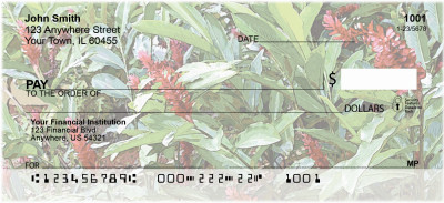 Fern Background Personal Checks | GCW-07