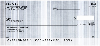 Vintage Blues Personal Checks | GEO-35