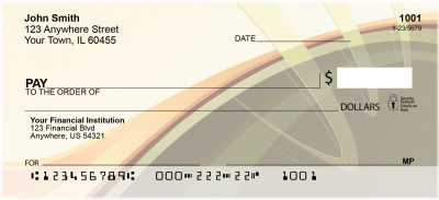 Melting Colors Personal Checks | GEO-40