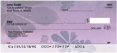 Deep Purple Dreams Personal Checks | GEO-41