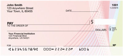 Soft Peach Personal Checks | GEO-86