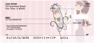 Girl Having Fun Personal Checks | GIR-05