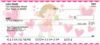 Young Girl Princess Personal Checks | GIR-12