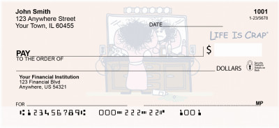 A Woman's Day Life Is Crap Personal Checks | LIC-21