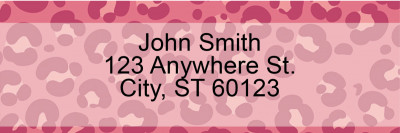 Leopard Prints Address Labels | LRANI-015