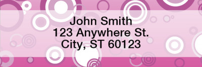 Circles Rectangle Address Labels | LROPC-04
