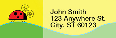 Doodlebugs Rectangle Address Labels | LRRANI-92