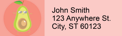 Amazing Avocados Address Labels | LRRFUN-017