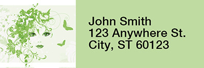 Flower Girl Rectangle Address Labels | LRROPC-08