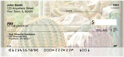 Cactus Flowers Personal Checks | NAT-21