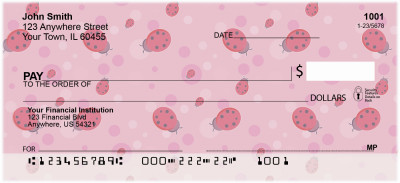 Ladybugs on Parade Personal Checks | NAT-79